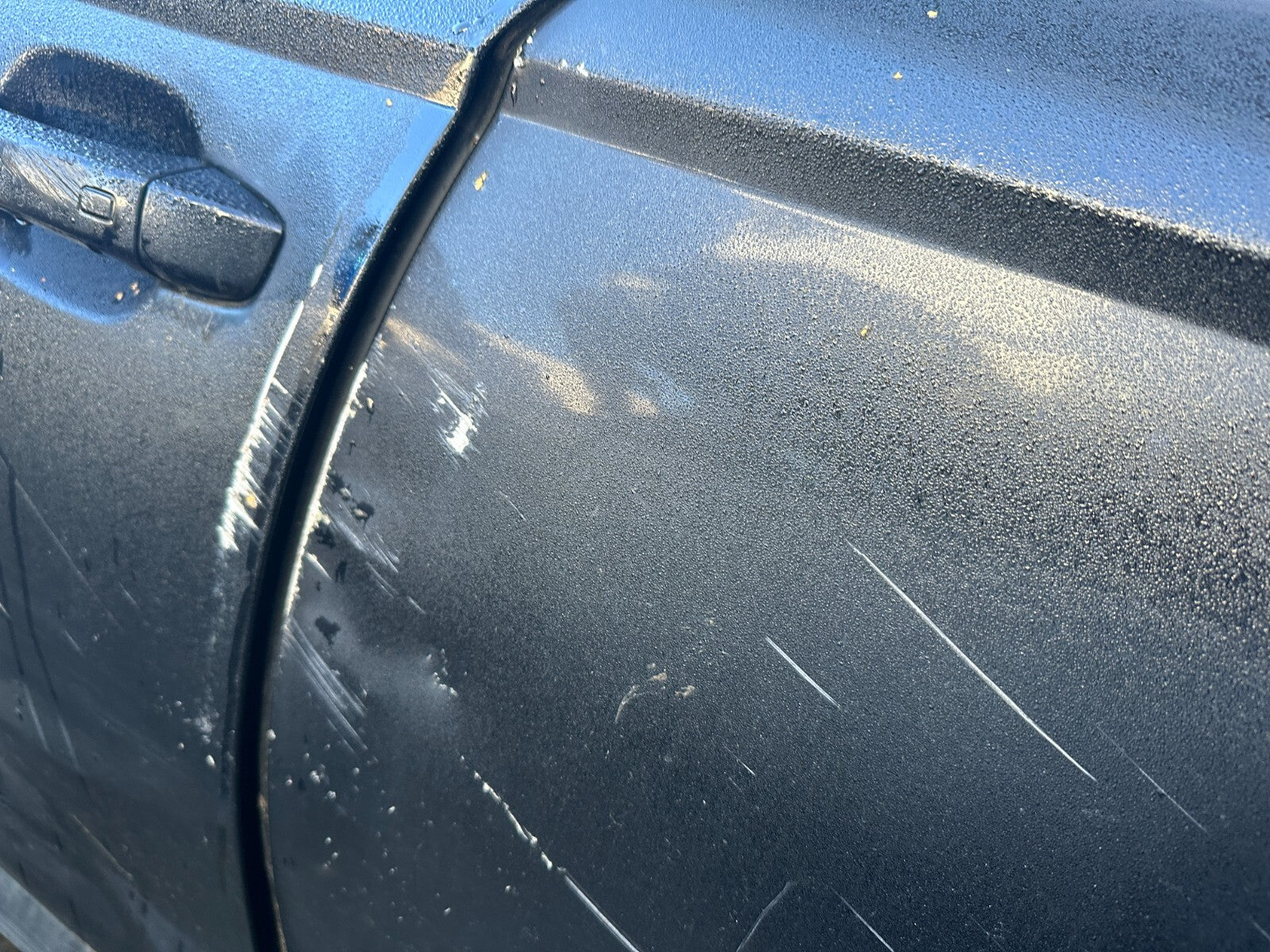 2017 AUDI A6 C7 SALOON NSR PASSENGER SIDE REAR DOOR COMPLETE BLACK LY9B DENTS