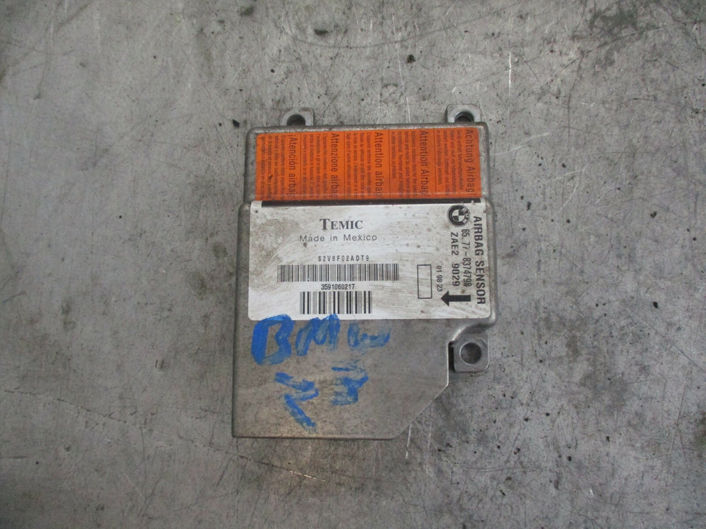 BMW Z3 E36 AIRBAG CONTROL ECU MODULE SENSOR 65778374798