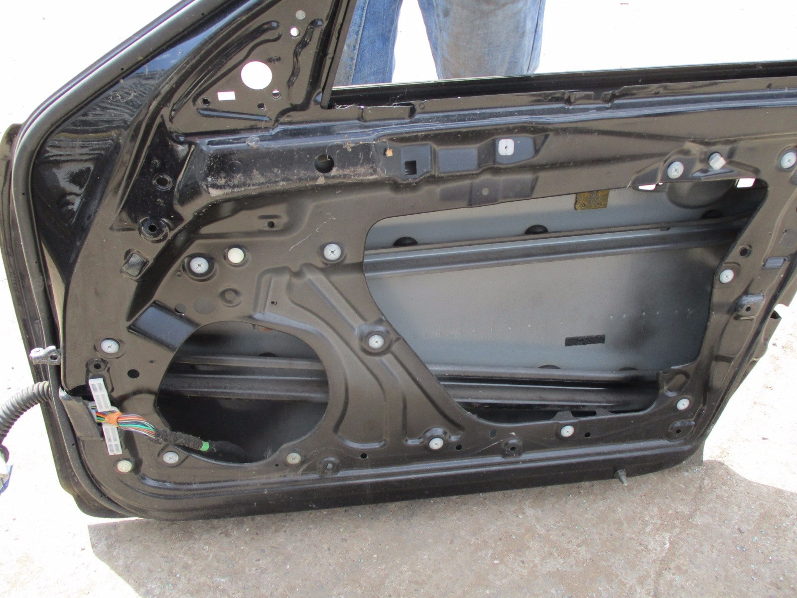 MAZDA RX8 SE17 COUPE 2003 OSF DRIVER SIDE FRONT BARE DOOR BLACK