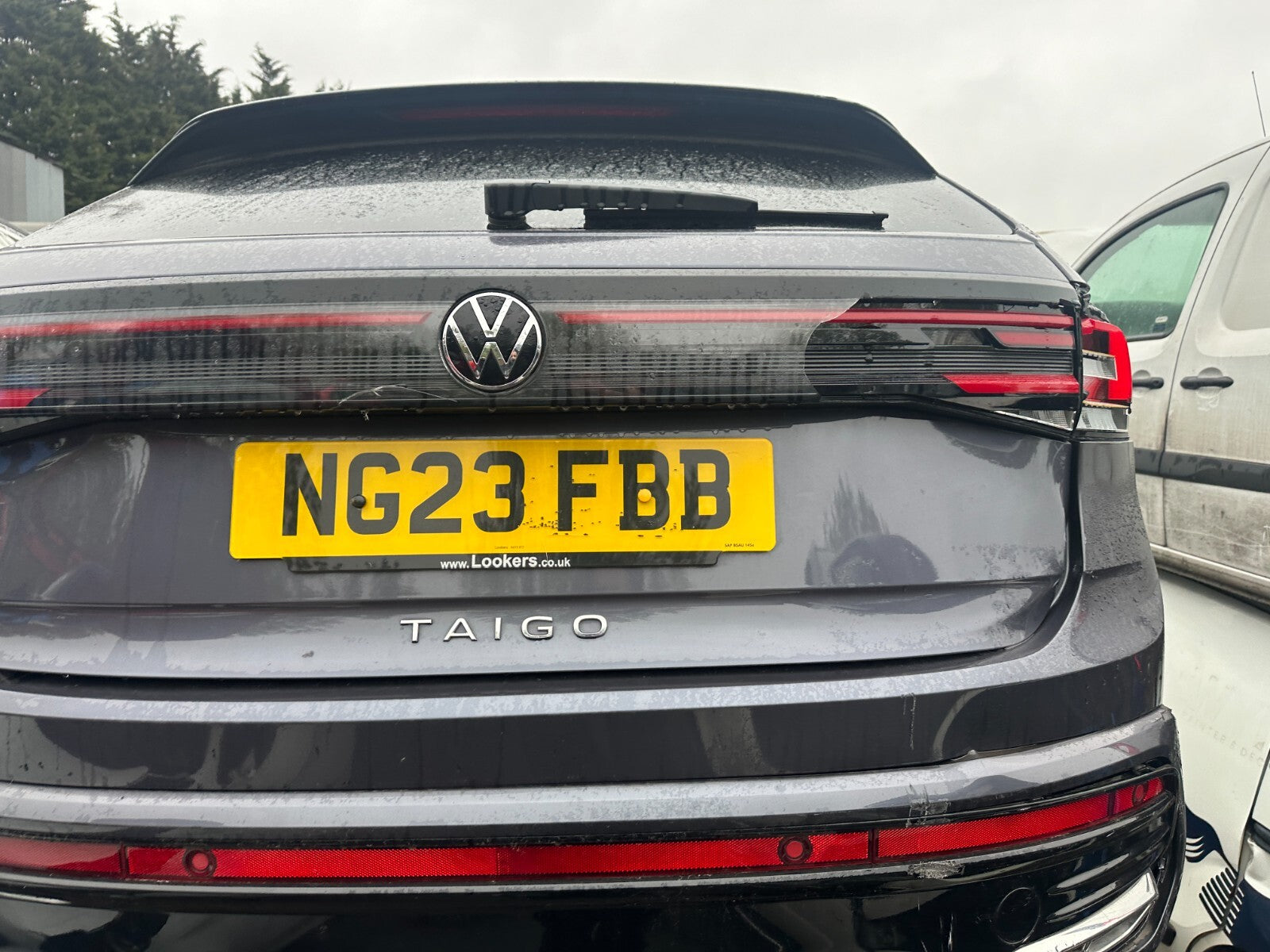 2023 VOLKSWAGEN TAIGO REAR HATCHBACK BOOTLID TAILGATE BOOT BARE GREY LB7Q DENTS