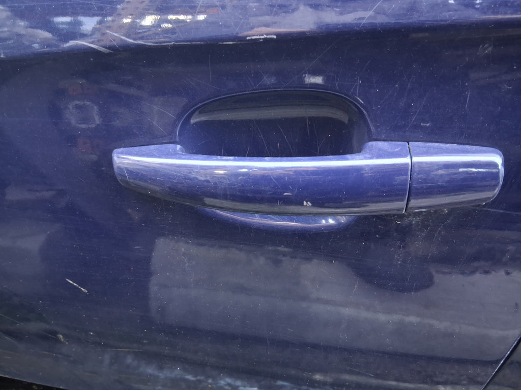 2016 VAUXHALL CORSA E NSF PASSENGER SIDE FRONT LEFT EXTERIOR DOOR HANDLE BLUE