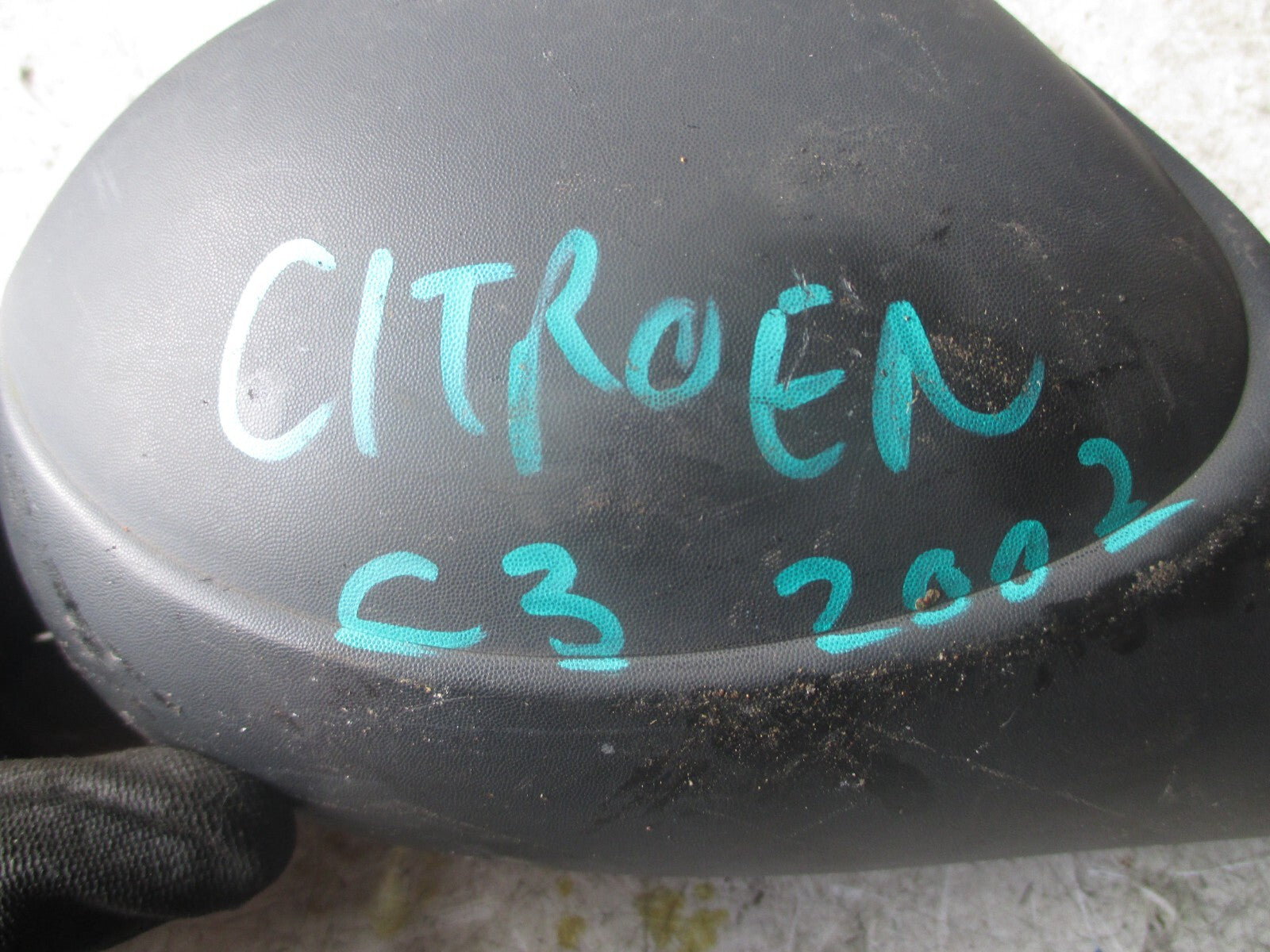 CITROEN C3 2002 OSF DRIVER SIDE FRONT WING MIRROR BLACK