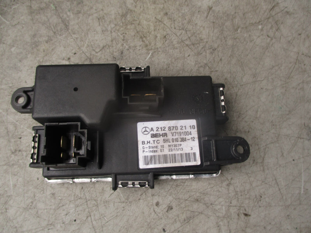 2009 MERCEDES-Benz C CLASS HEATER BLOWER MOTOR FAN RESISTOR A2128702110