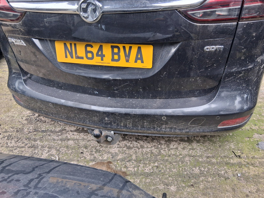 2014 VAUXHALL ZAFIRA TOURER C MK3 COMPLETE REAR BUMPER CARBON FLASH METALLIC 22C