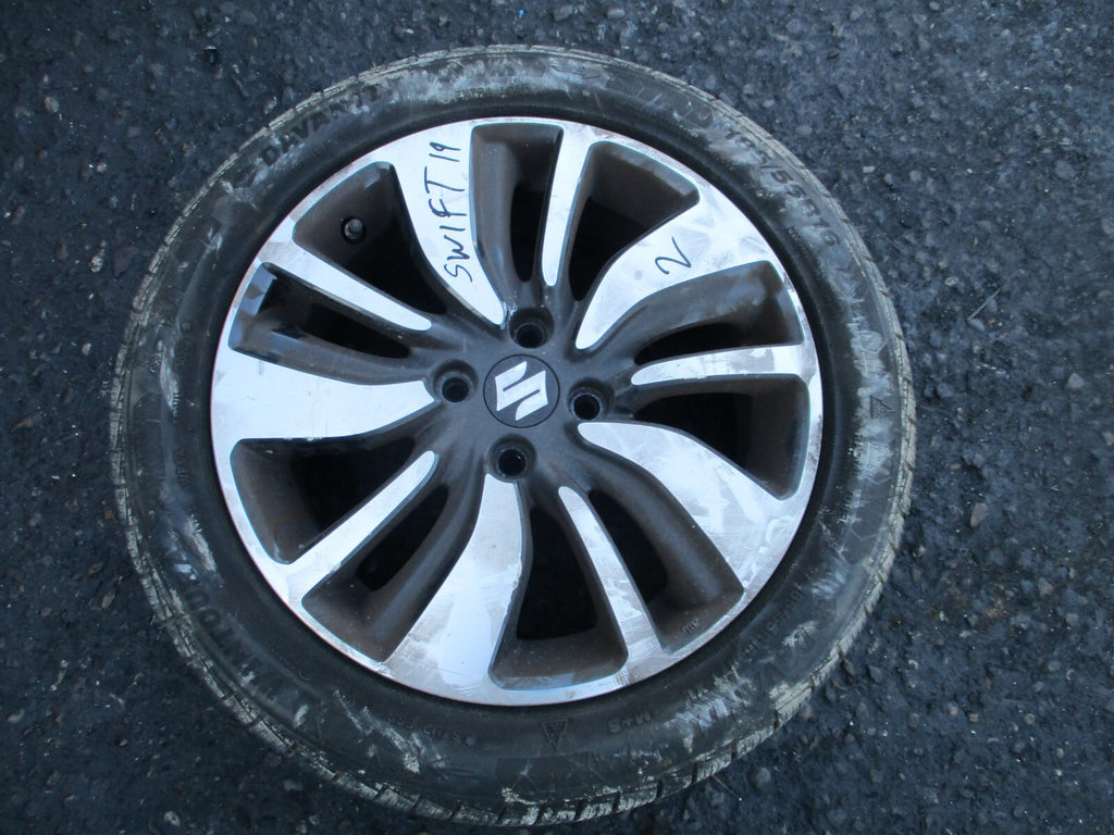 2018 SUZUKI SWIFT MK4 16 INCH ALLOY WHEEL WITH TYRE 185/55R16 REF  2