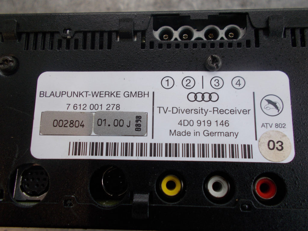 AUDI A8 D2 4D (MK1) 1994-2002 TV TUNER GPS CONTROL MODULE 4D0919146 7612001278