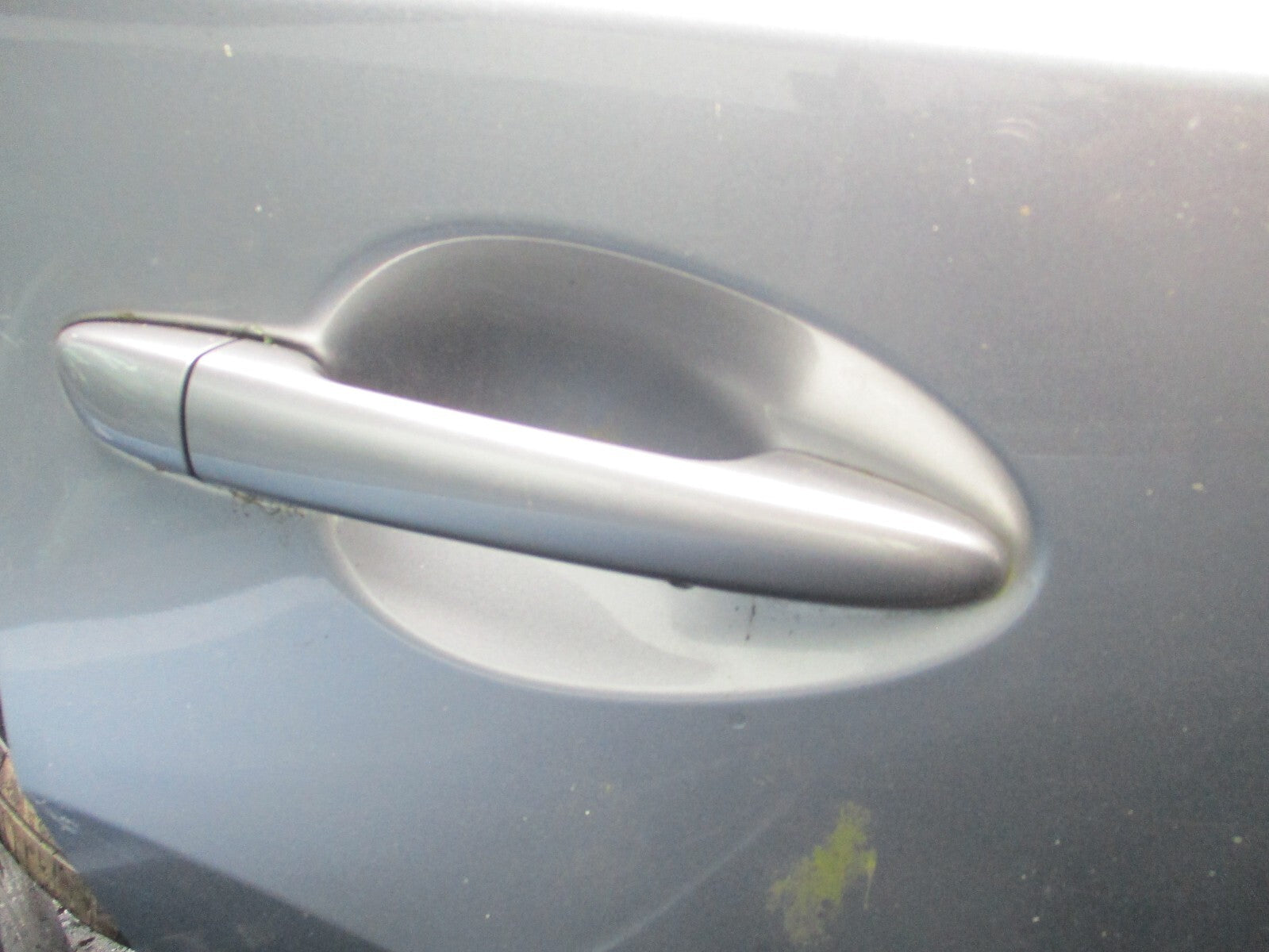 2013 MAZDA CX 5 MK1 OSR DRIVER SIDE REAR EXTERIOR DOOR HANDLE SILVER P38
