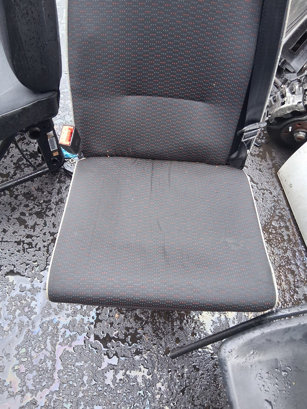 2021 PEUGEOT BOXER MK3 NS PASSENGER SIDE LEFT REAR CLOTH FABRIC SEAT