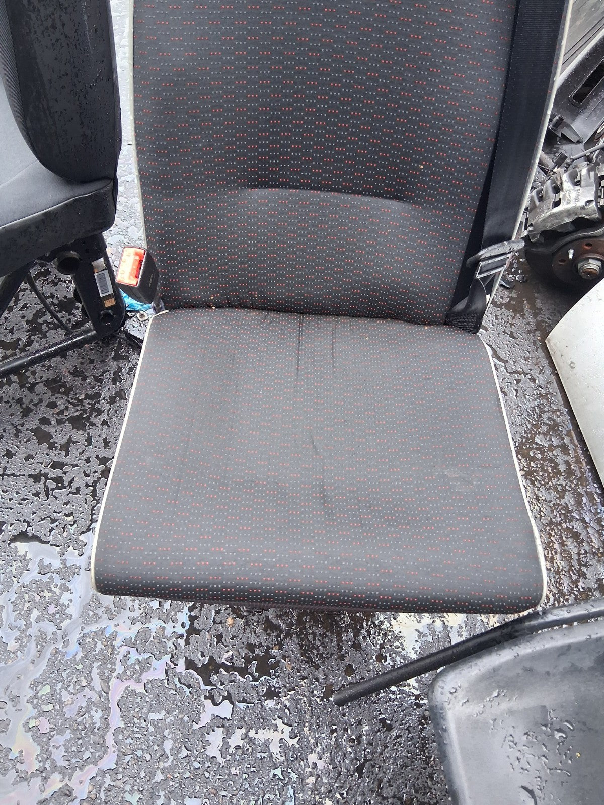 2021 PEUGEOT BOXER MK3 NS PASSENGER SIDE LEFT REAR CLOTH FABRIC SEAT