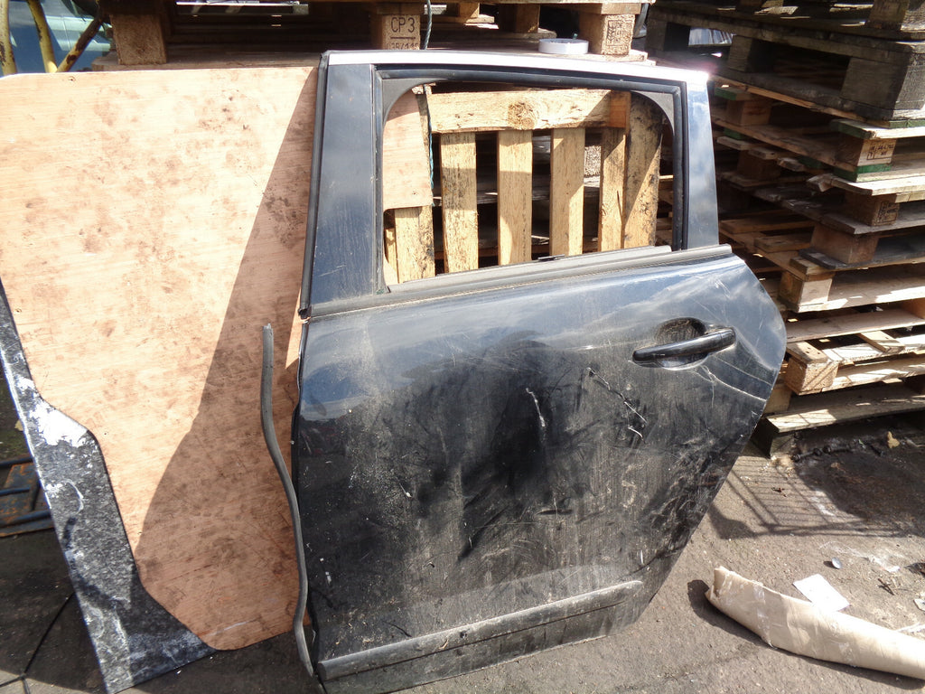PEUGEOT 3008 MK1 2013 NSR PASSENGER SIDE REAR DOOR DAMAGED BLACK