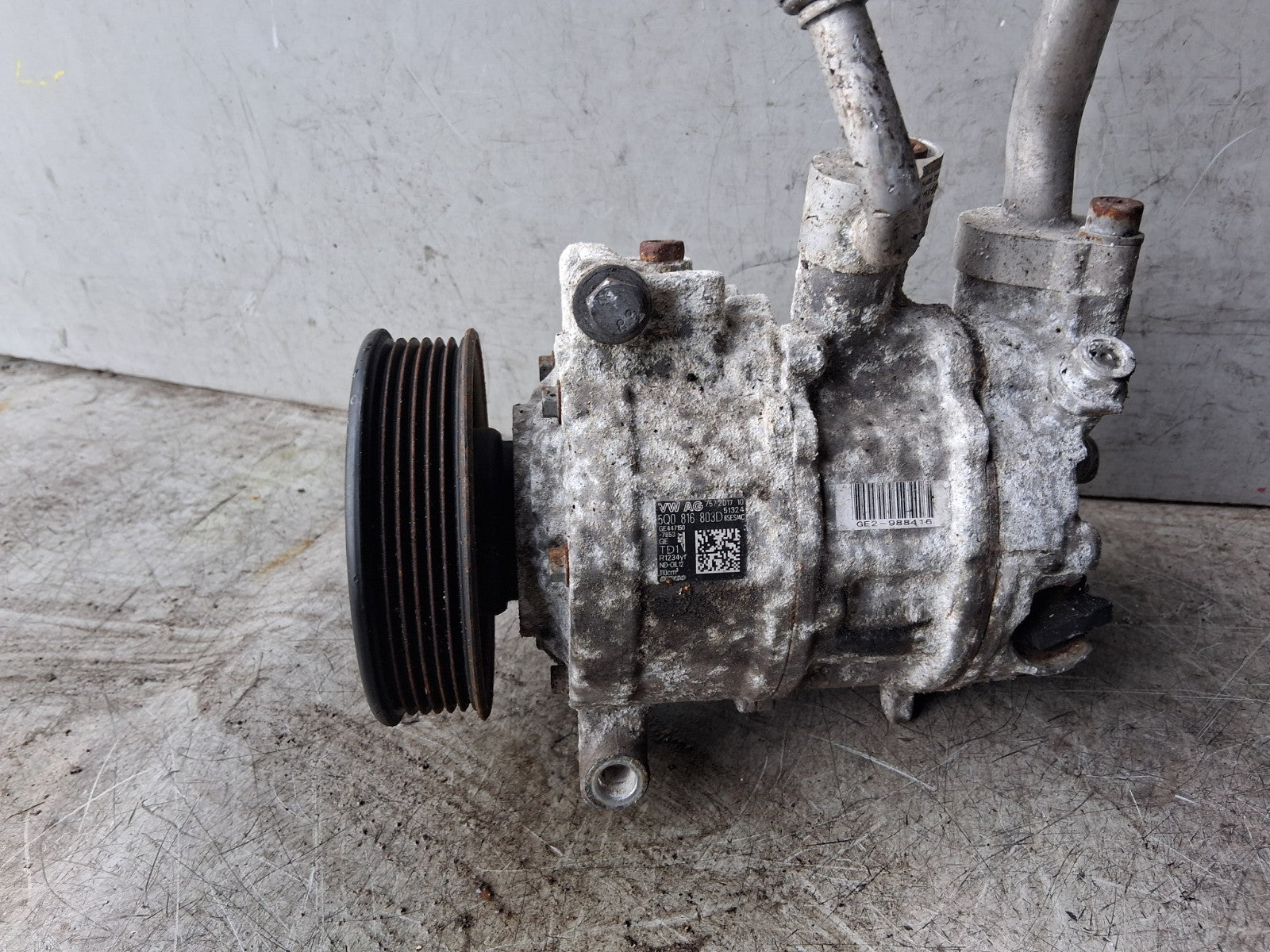 VW VOLKSWAGEN POLO 2018 MK6 AC AIR CON COMPRESSOR PUMP 5Q0816803D