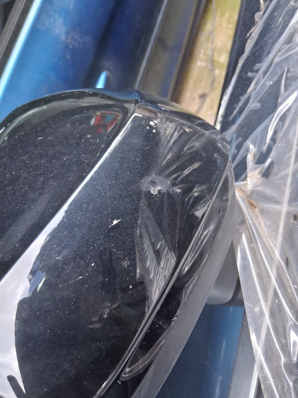 2021 AUDI Q2 MK1 FACELIFT OSF DRIVER SIDE FRONT POWER FOLD WING MIRROR GREY