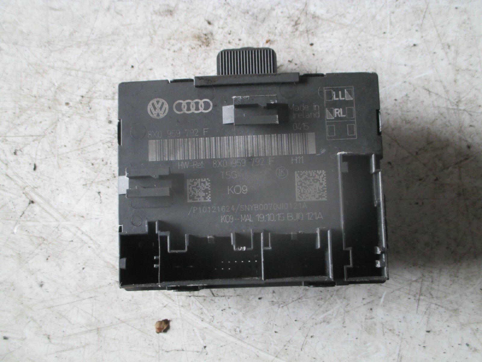 AUDI A1 2015 8X NSF FRONT PASSENGER SIDE DOOR CONTROL MODULE 8X0959792