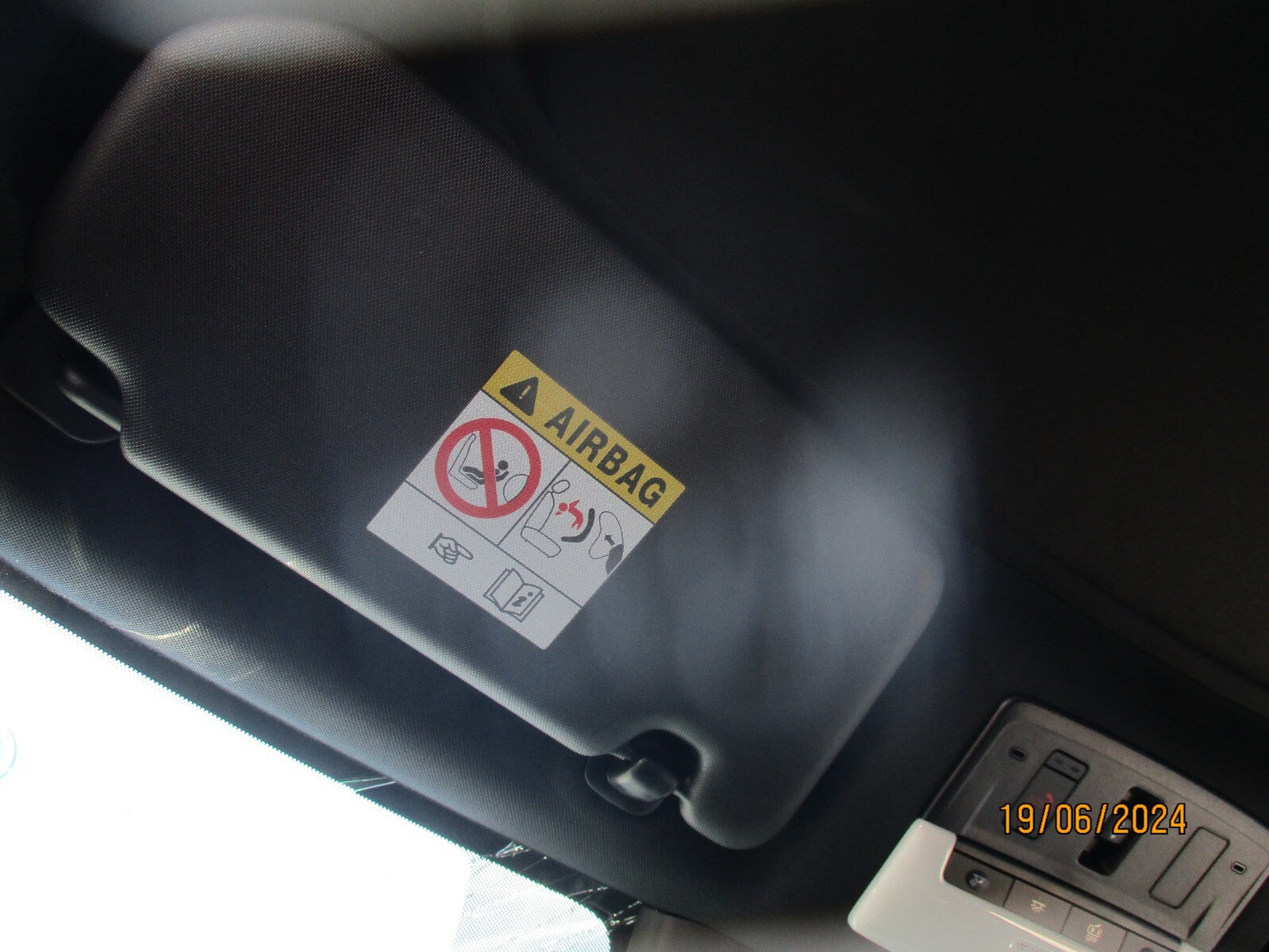 NISSAN QASHQAI J12 MK3 2023 NSF PASSENGER SIDE FRONT INTERIOR SUN VISOR