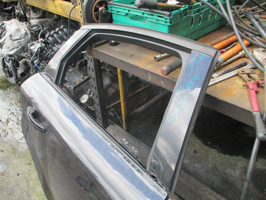FORD MONDEO MK4 2010 OSR DRIVER SIDE REAR BARE DOOR SHELL BLACK PARTNER