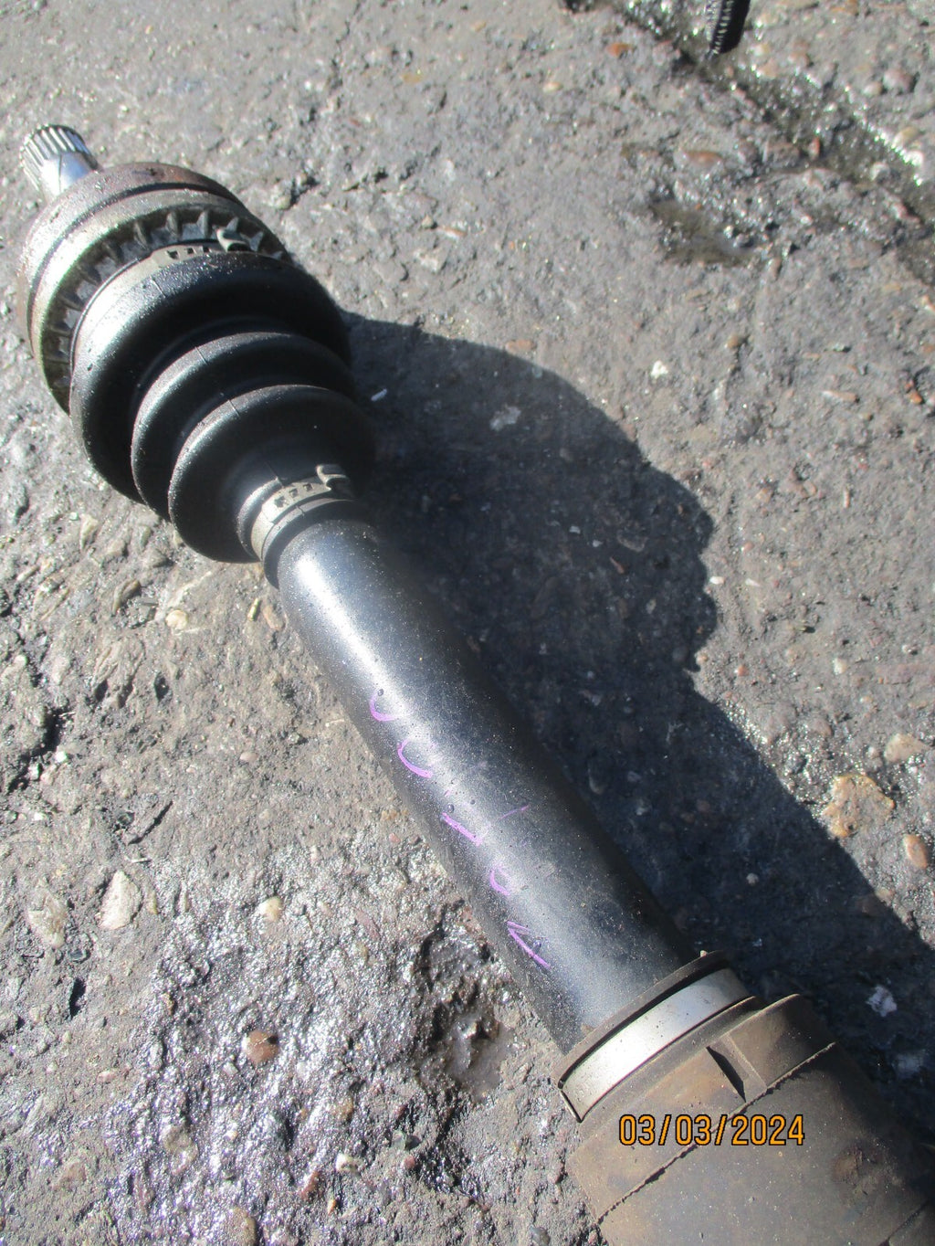 VAUXHALL ZAFIRA C 2017 1.4 PETROL MANUAL OS DRIVER SIDE DRIVESHAFT 13377898