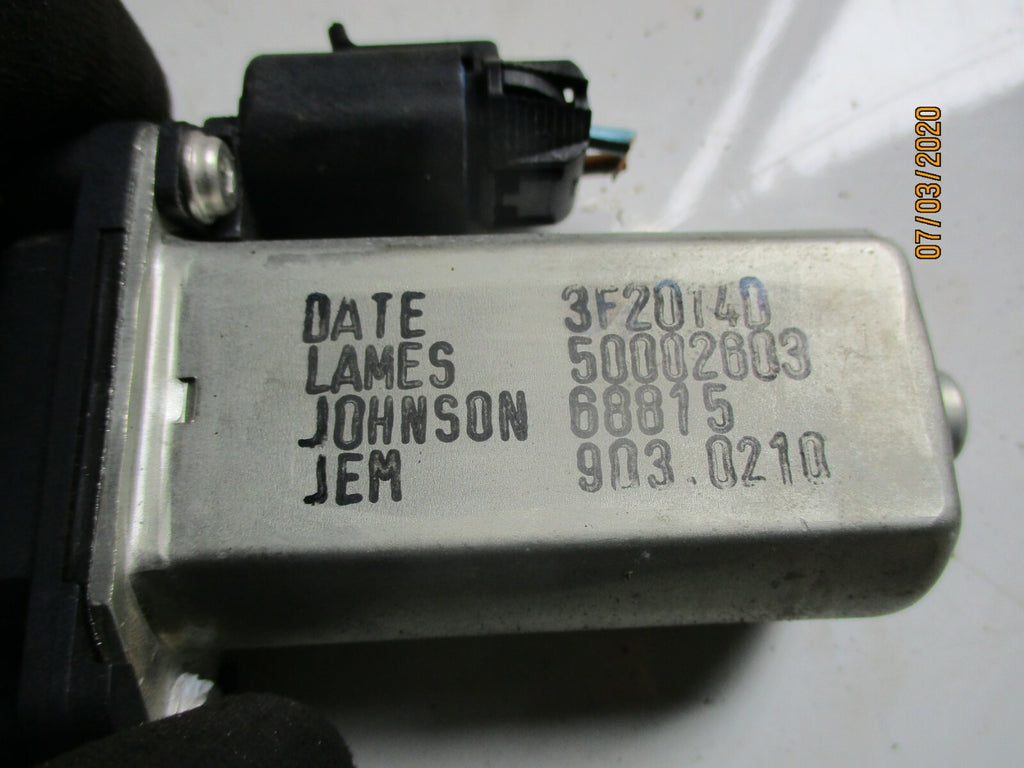 FIAT STILO 2003 NSF PASSENGER SIDE FRONT WINDOW CONTROL MOTOR 50002603