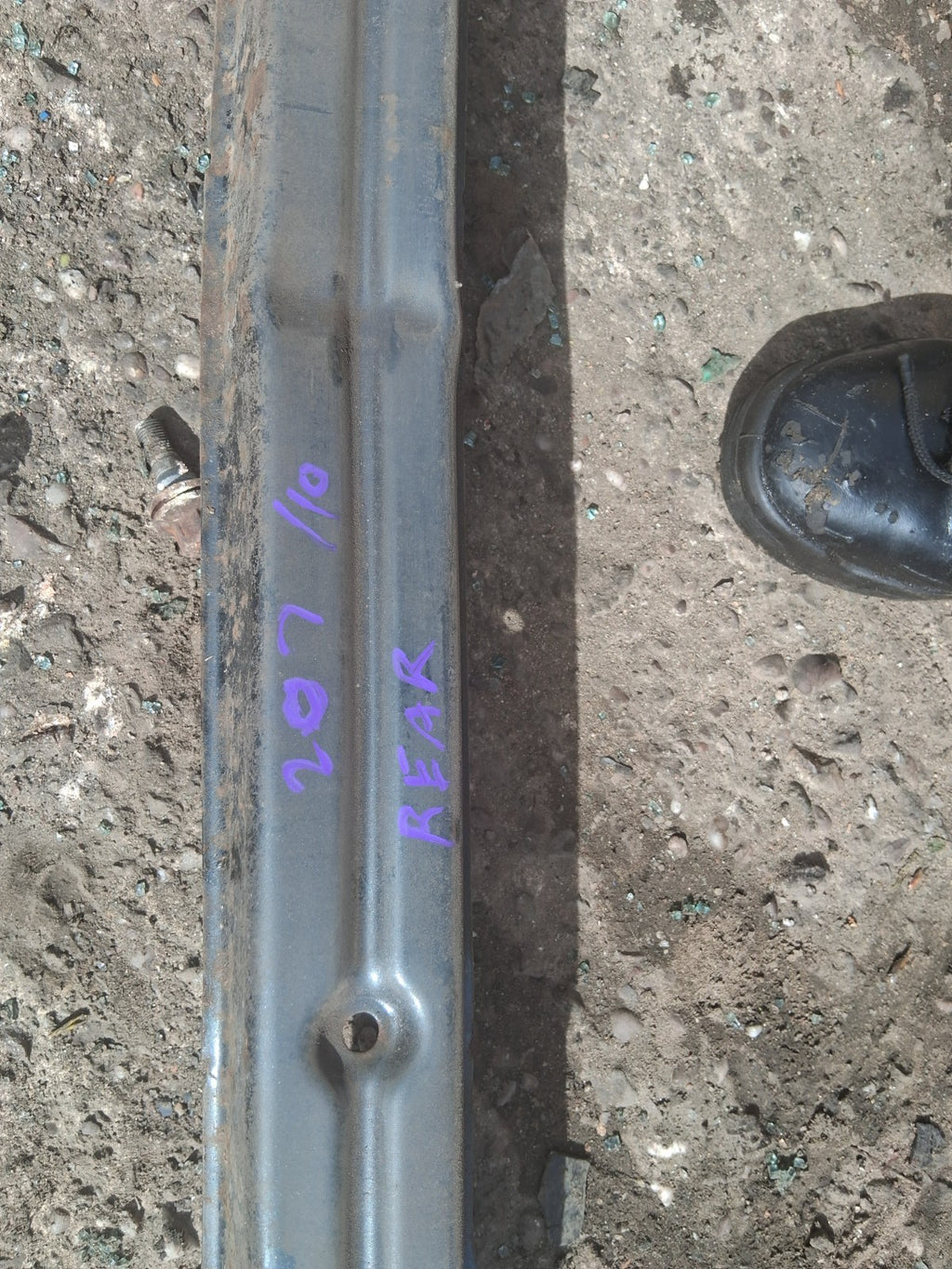 2010 PEUGEOT 207 REAR BUMPER CRASH IMPACT REINFORCEMENT BAR