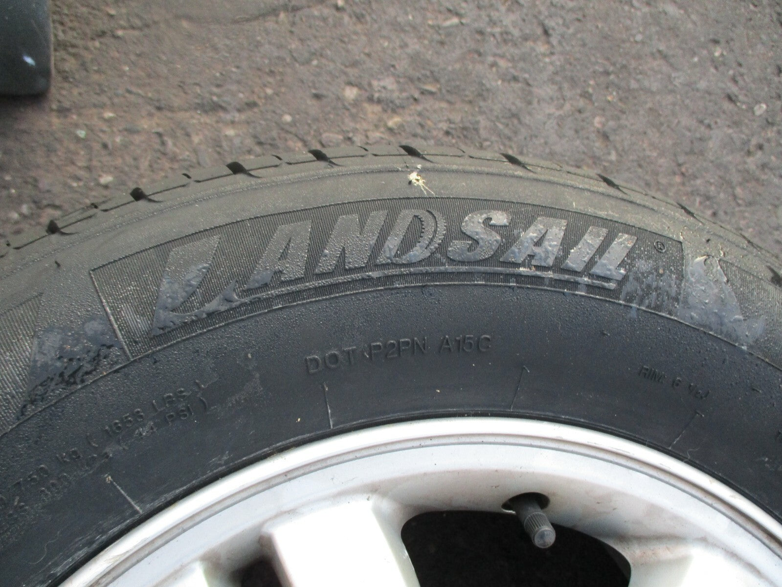 NISSAN QASHQAI J10 MK1 ALLOY WHEEL & TYRE LANDSAIL 5 STUD 16 INCH 215/65 R16
