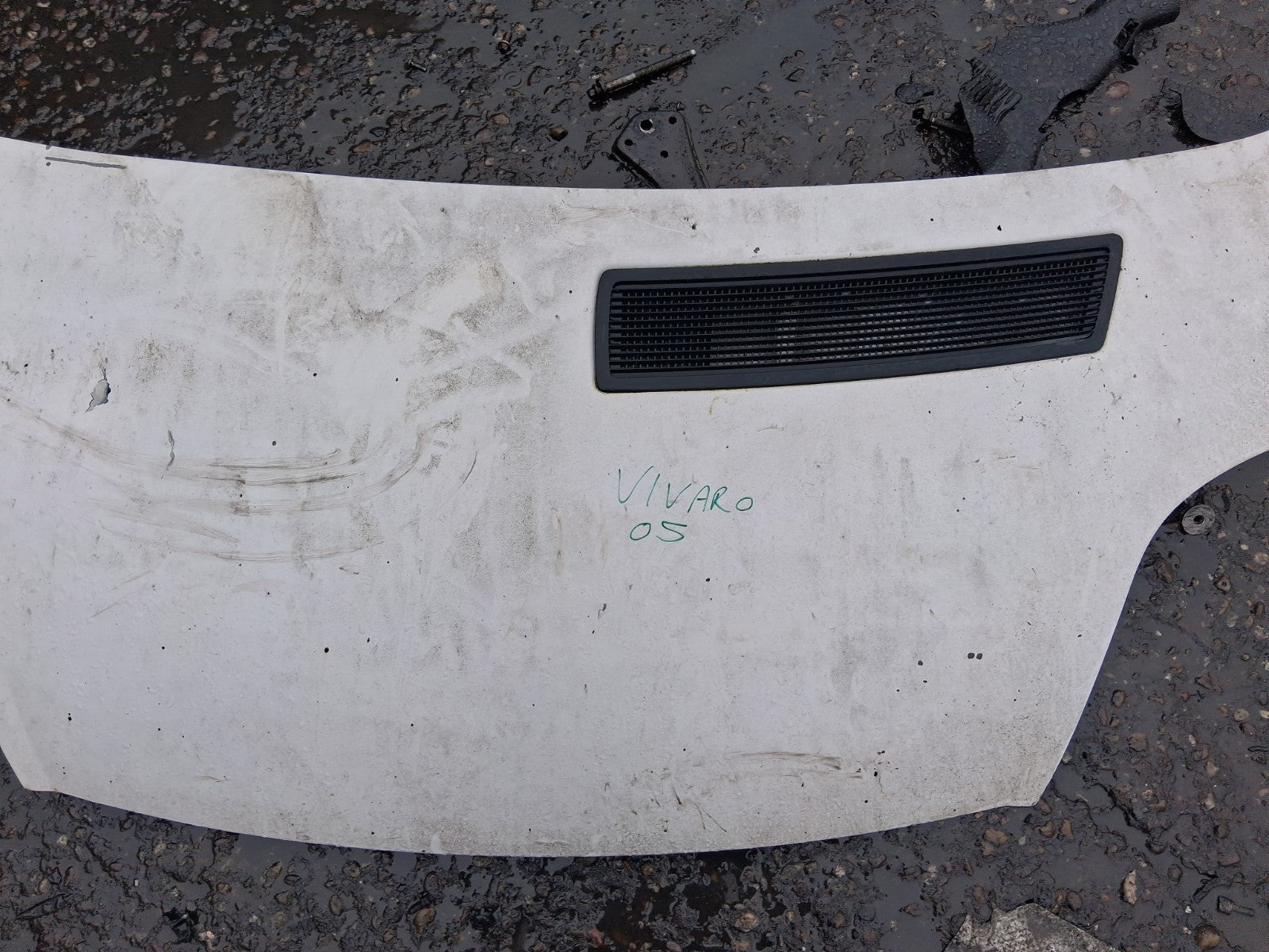 2005 VAUXHALL VIVARO MK1 FRONT BONNET HOOD PANEL WHITE