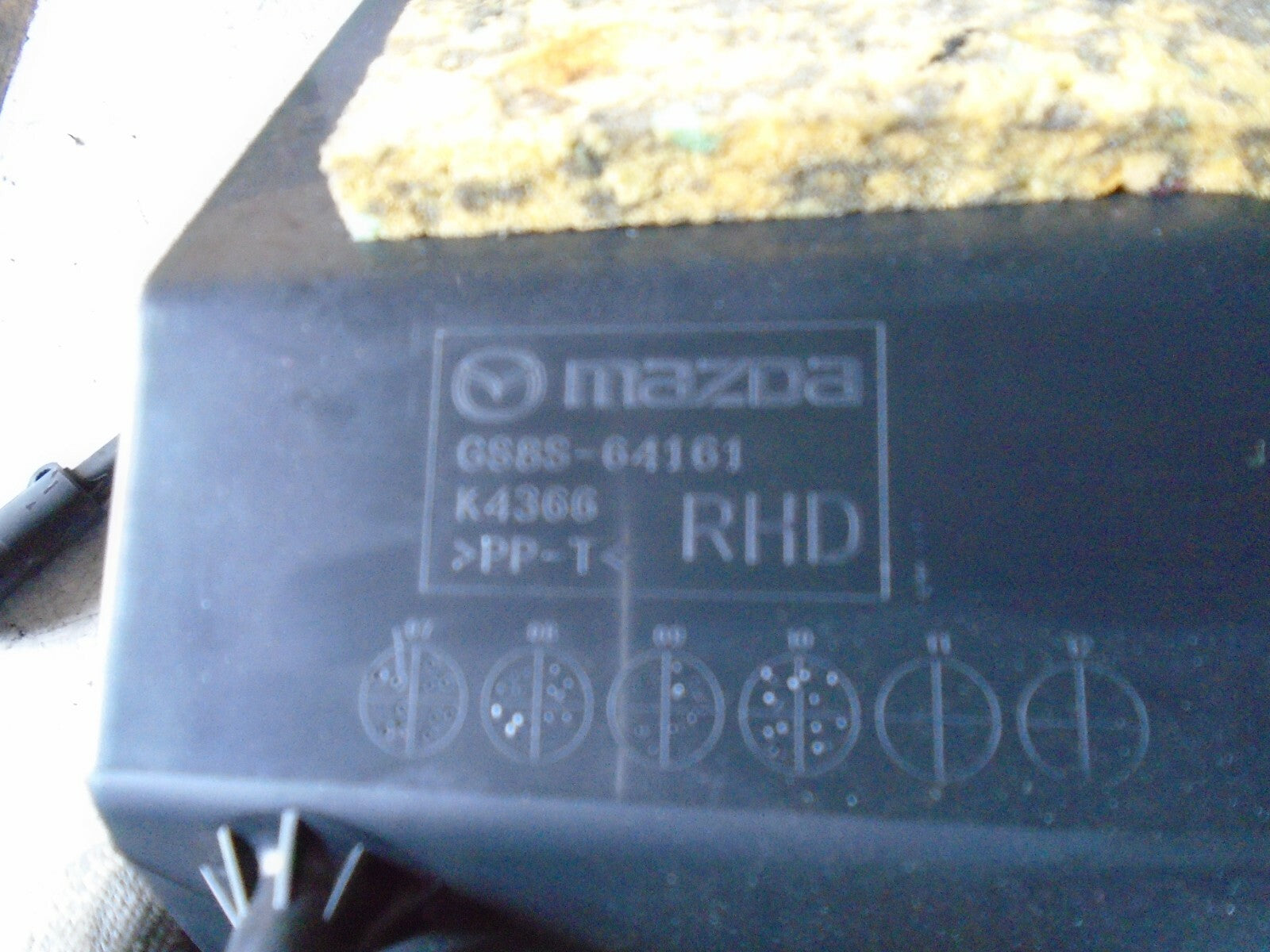 MAZDA 6 2011 MK2 GLOVE BOX LID GS8S64161