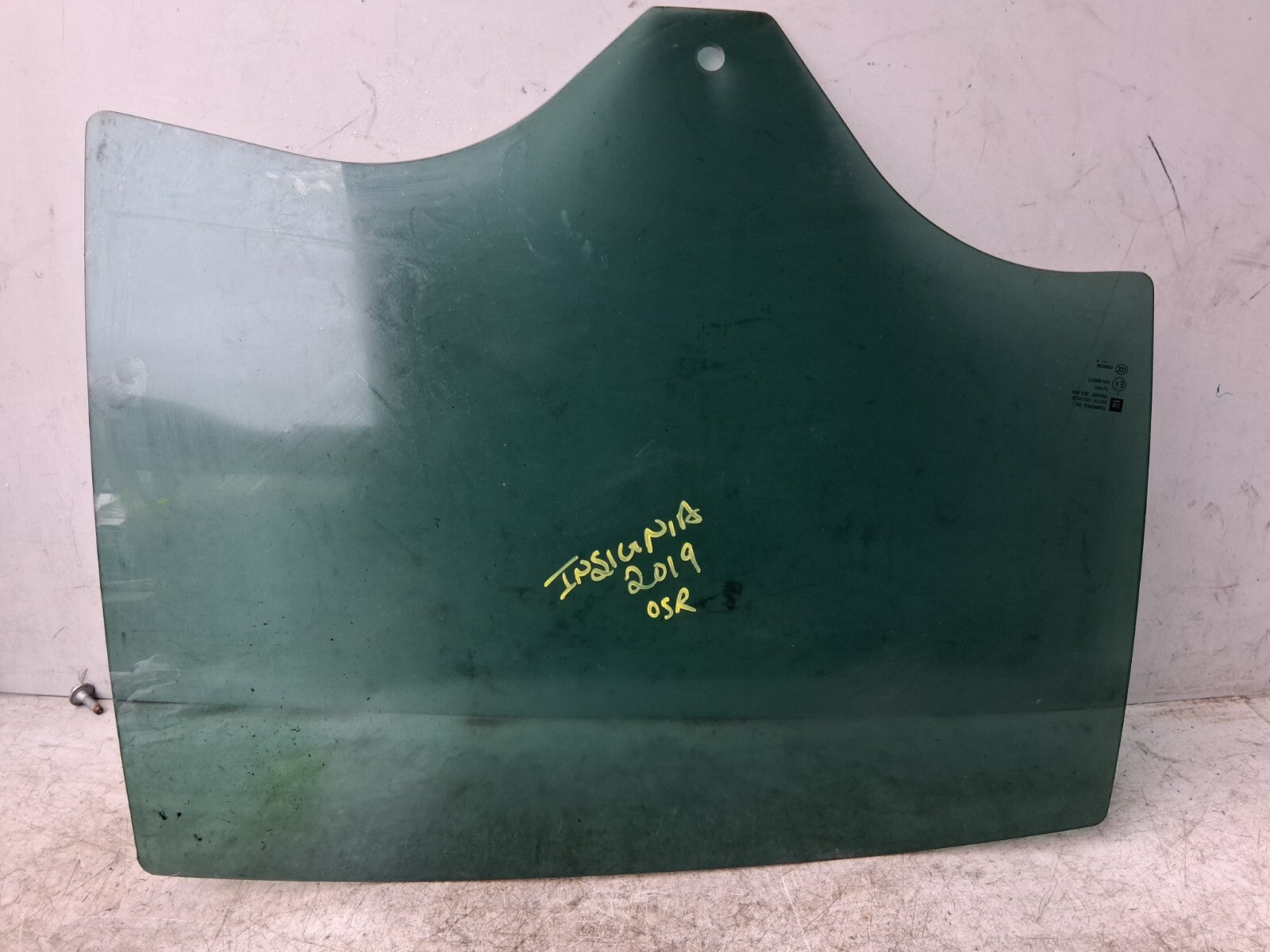 2019 VAUXHALL INSIGNIA OSR DRIVER SIDE REAR RIGHT WINDOW GLASS 43R000073