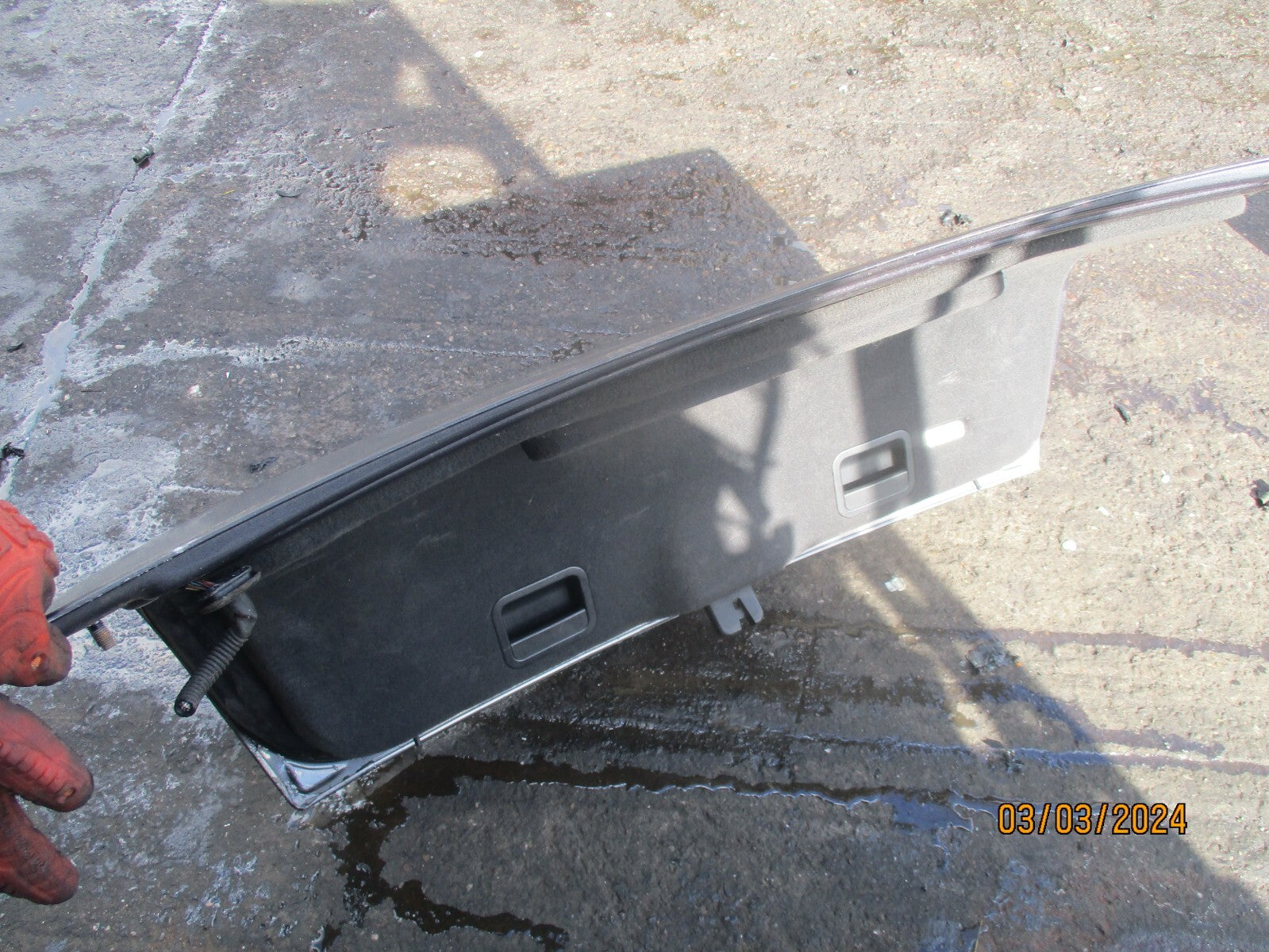 AUDI A8 D3 4E 2008 SALOON REAR COMPLETE TAILGATE BOOTLID MATT BLACK