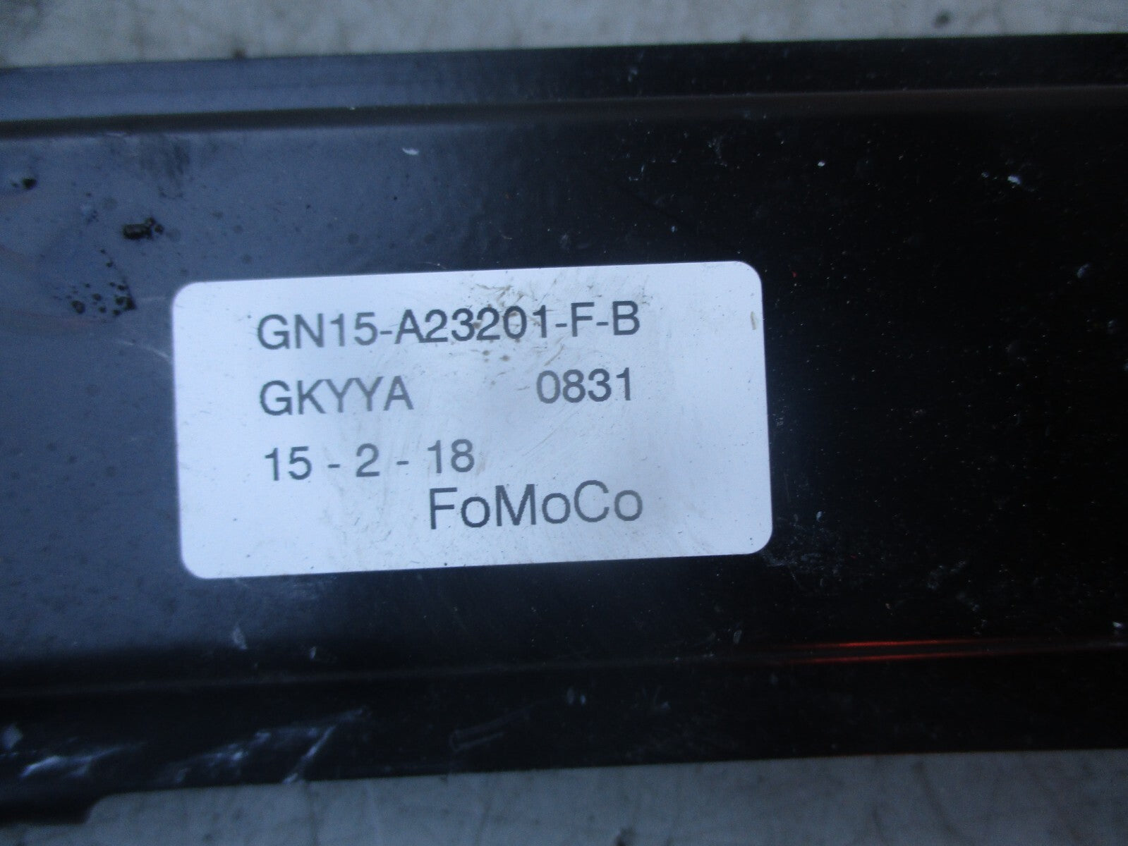 2018 FORD ECOSPORT PASSENGER SIDE FRONT WINDOW MOTOR REGULATOR GN15-A23201