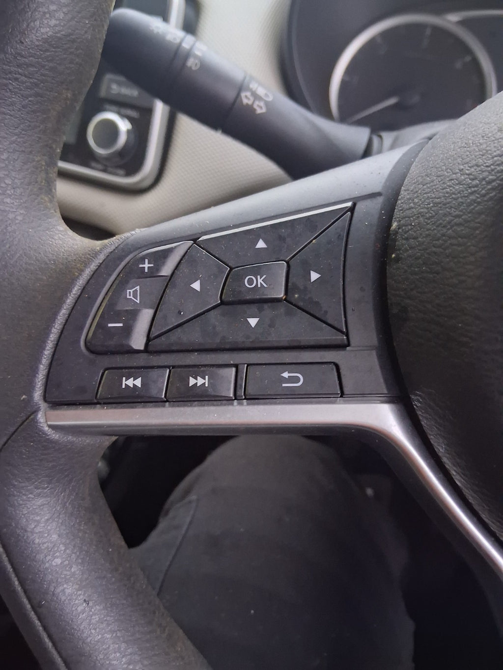 2018 NISSAN MICRA K14 MULTIFUNCTIONAL STEERING WHEEL WITHOUT AIRBAG