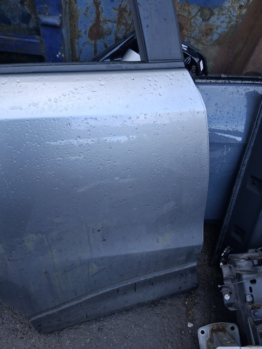2013 MAZDA CX 5 MK1 OSR DRIVER SIDE REAR RIGHT BARE DOOR LIQUID SILVER P38