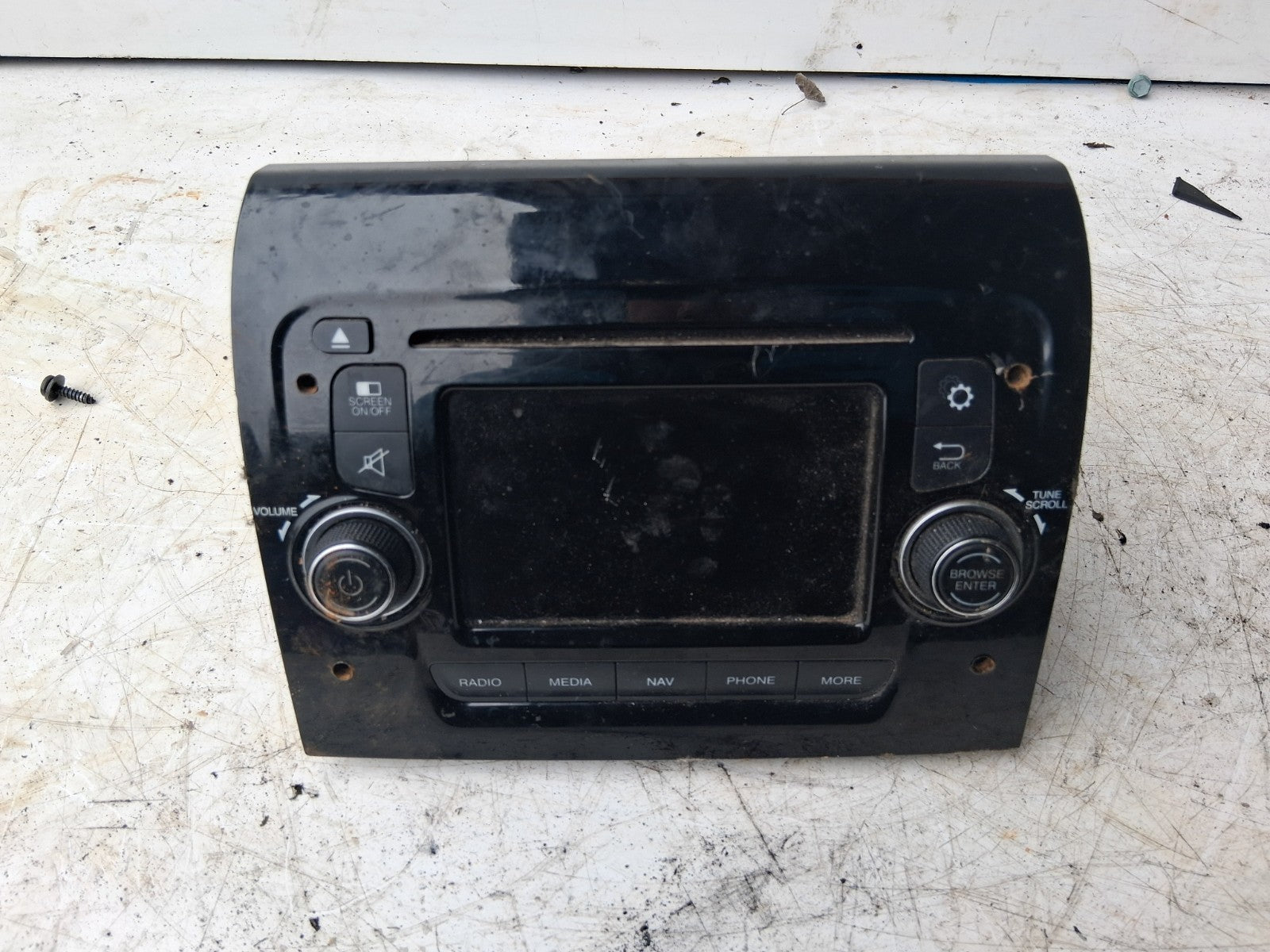 2016 PEUGEOT BOXER MK3 MULTIMEDIA DISPLAY SCREEN SAT NAV HEAD UNIT 07356460880