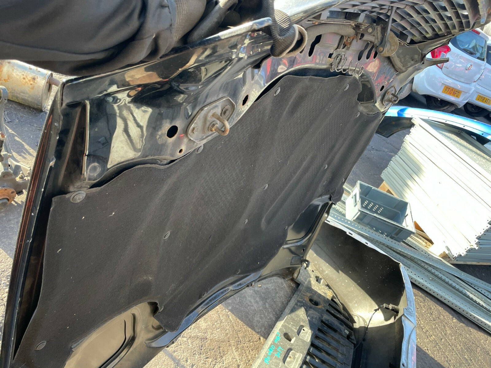 MERCEDES CLK C208 ENGINE HOOD FRONT BONNET PANEL BLACK