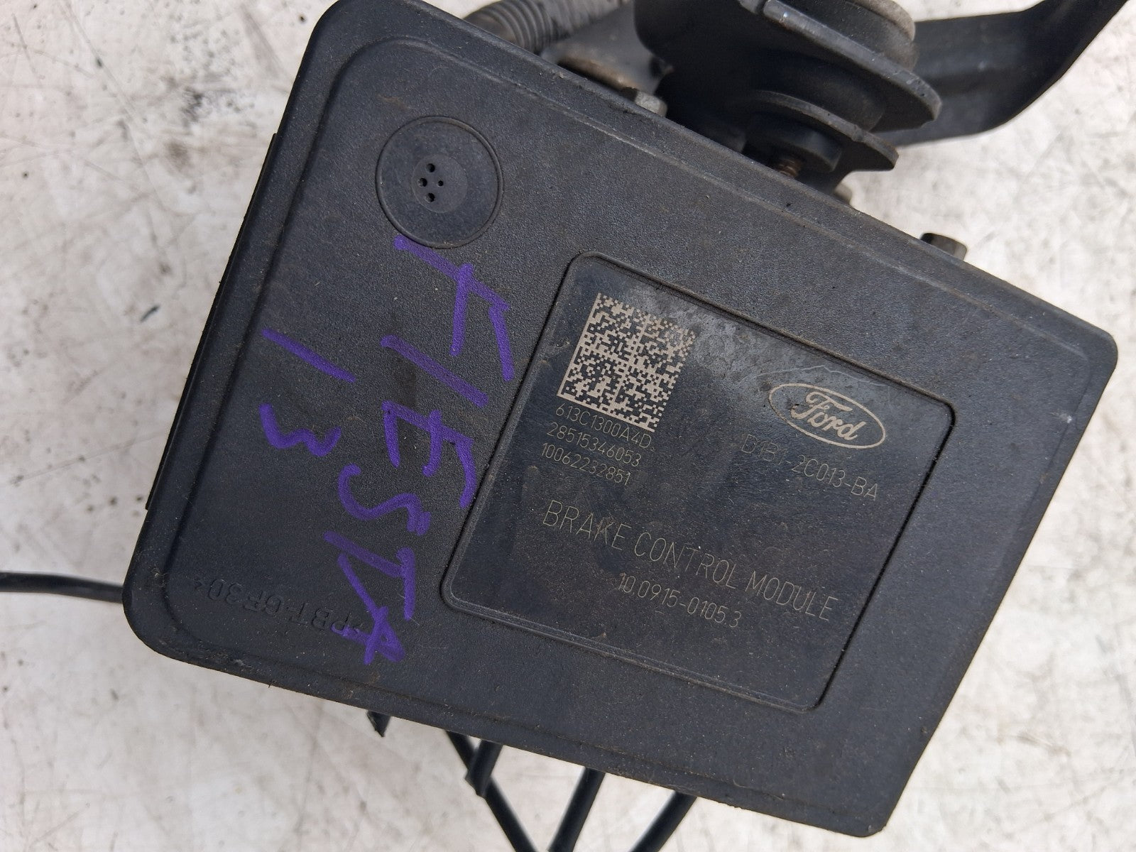 2014 FORD FIESTA MK7 ABS PUMP CONTROL MODULE UNIT D1B12C013BA