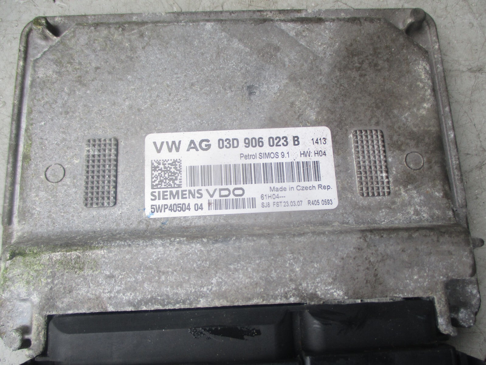 VW POLO 2007 1.2 PETROL ECU ENGINE CONTROL UNIT 03D906023B