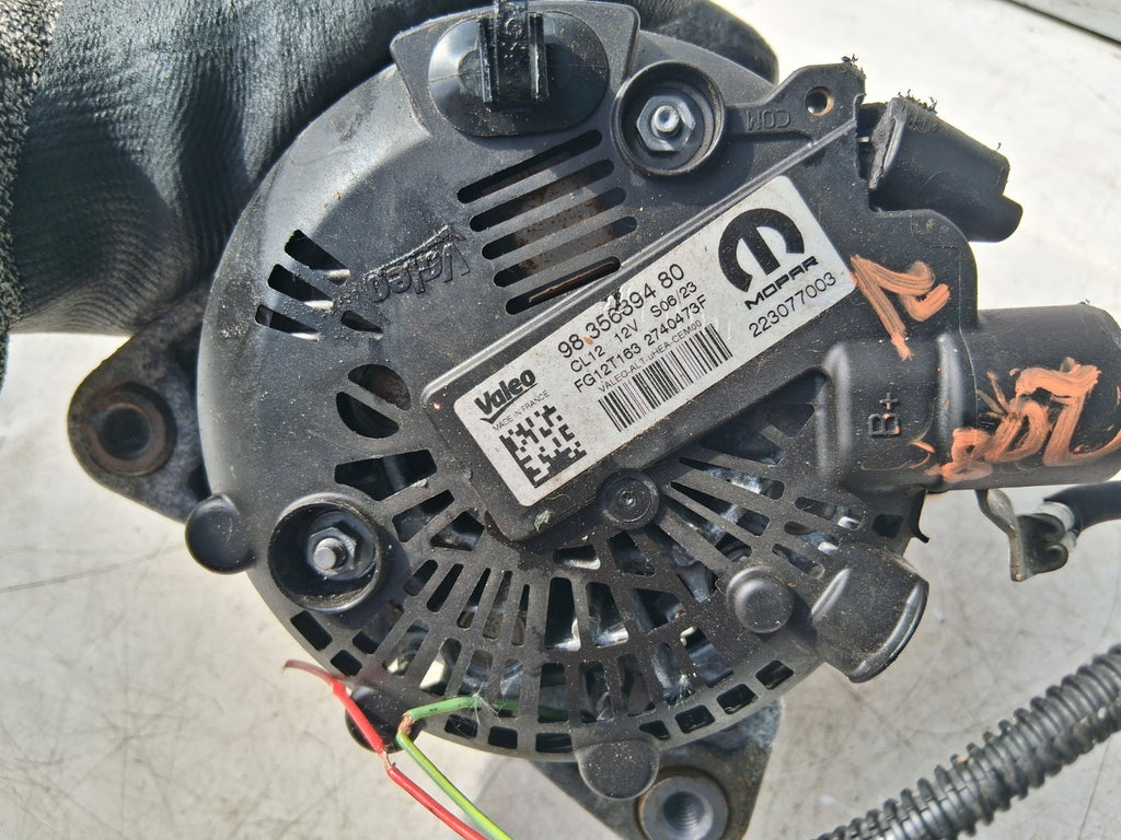 2021 PEUGEOT 208 1.2 PETROL ALTERNATOR 9835689480