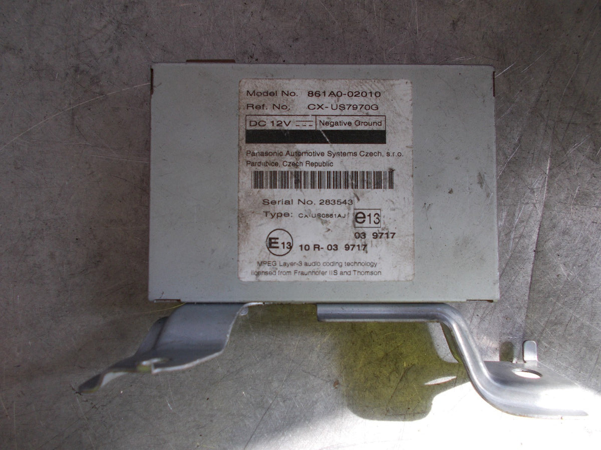 2010 TOYOTA AURIS 1.6 MULTIMEDIA CONTROL MODULE ECU UNIT 861A002010