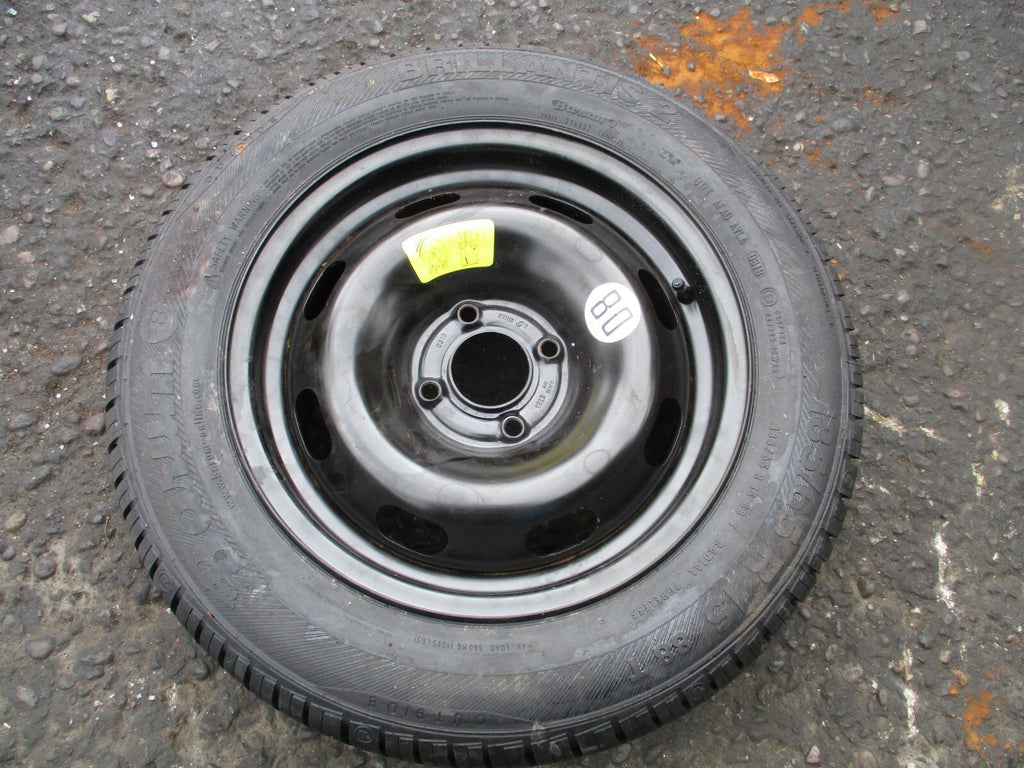 CITROEN C4 CACTUS 2018 15 INCH STEEL SPARE WHEEL WITH TYRE 185/65R15