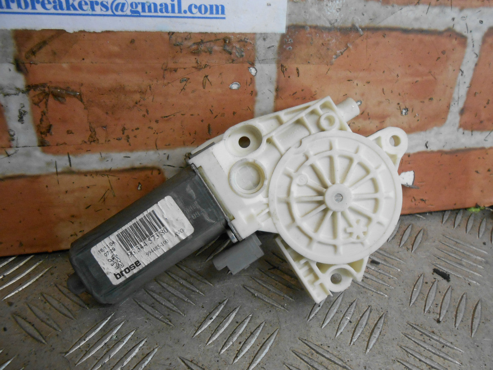 PEUGEOT 307 2004 5 DOOR NSF PASSENGER FRONT ELECTRIC WINDOW MOTOR 9634457380