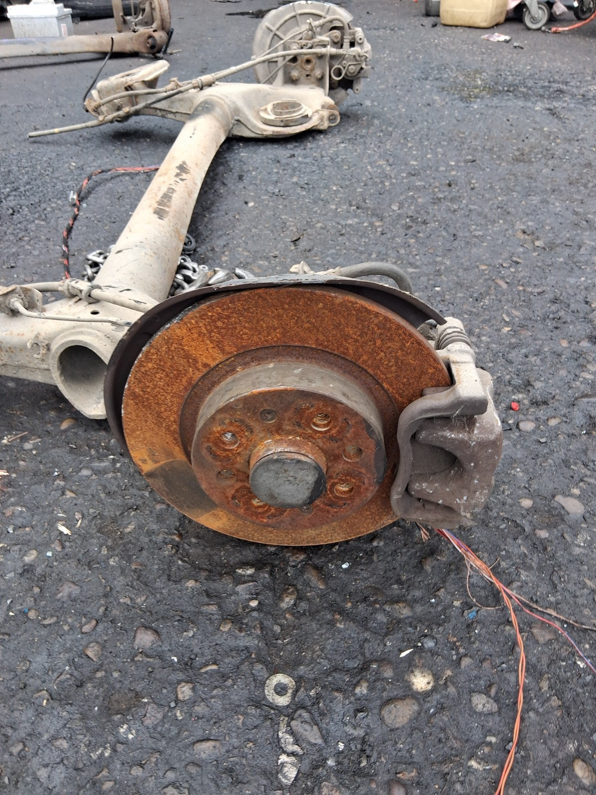2016 VAUXHALL CORSA E REAR AXLE BEAM DISC TYPE