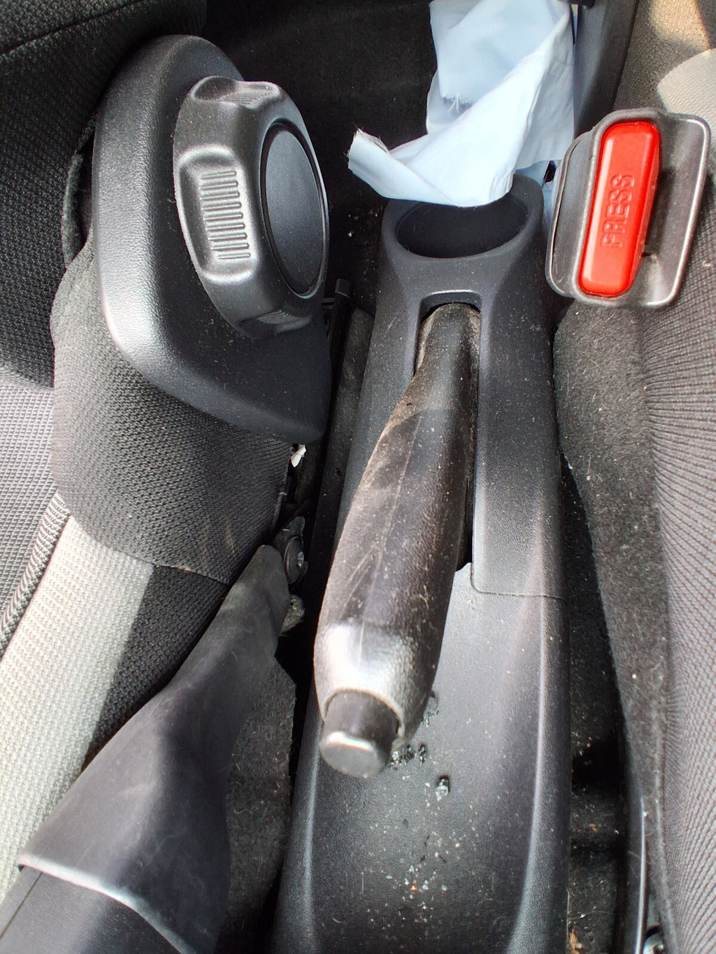 2020 TOYOTA AYGO MK2 MANUAL HANDBRAKE LEVER MECHANISM