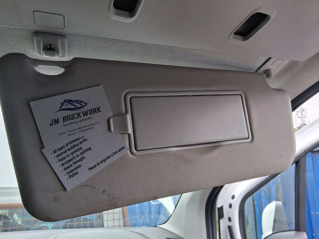 2020 VAUXHALL COMBO E MK4 OSF DRIVER SIDE FRONT RIGHT SUN VISOR SHADE