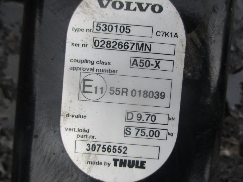 VOLVO V40 2014 TOW BAR TOWING 30756552