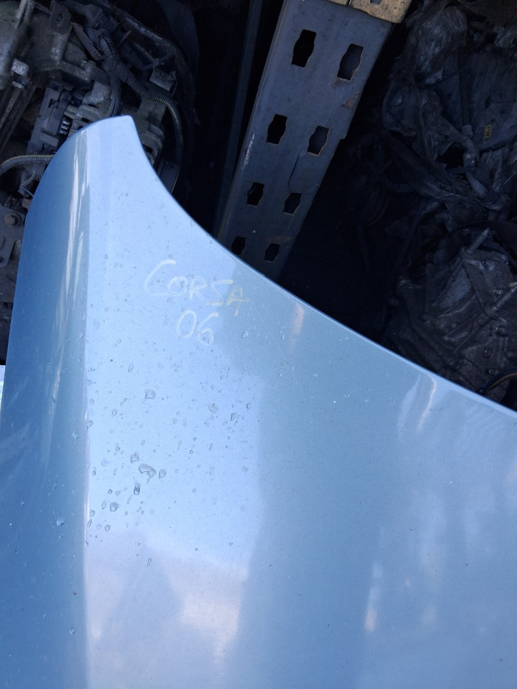 2006 VAUXHALL CORSA C FRONT BONNET HOOD PANEL BLUE