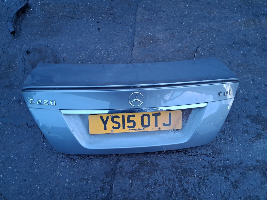 2015 MERCEDES-BENZ C-CLASS COUPE W204 FACELIFT REAR BARE TAILGATE SILVER
