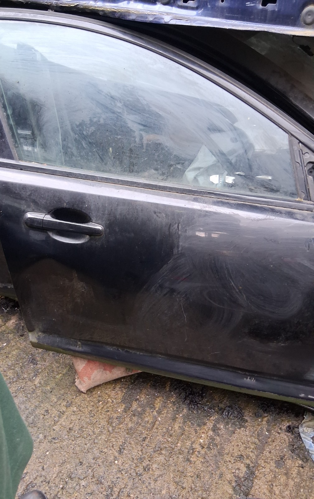 2015 JAGUAR XF X250 FACELIFT OSF DRIVER SIDE FRONT RIGHT DOOR SHELL BLACK