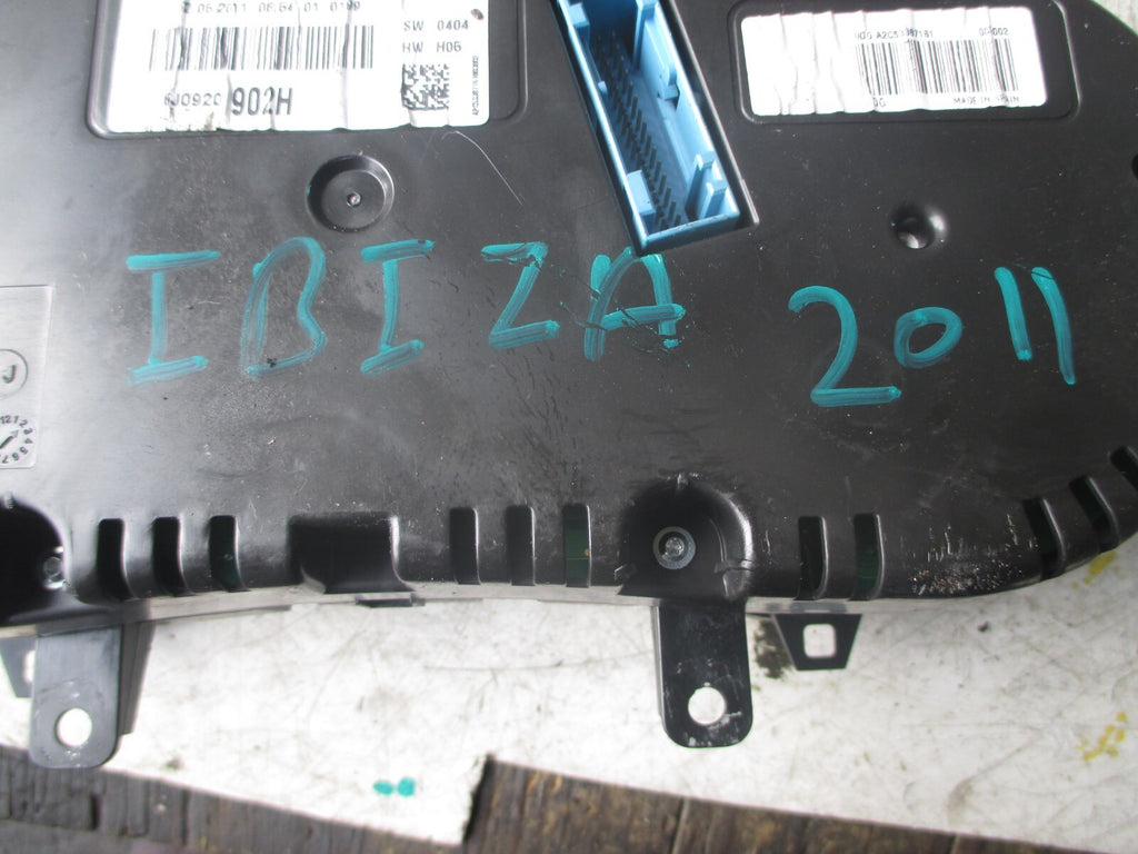 SEAT IBIZA 2011 1.6 DIESEL SPEEDOMETER INSTRUMENT CLUSTER 6J0920902H