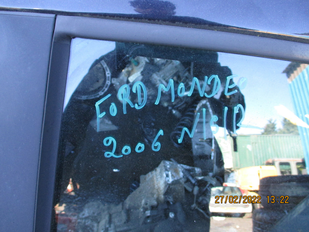 FORD MONDEO 2003 MK2 NSR REAR PASSENGER SIDE COMPLETE DOOR BLACK