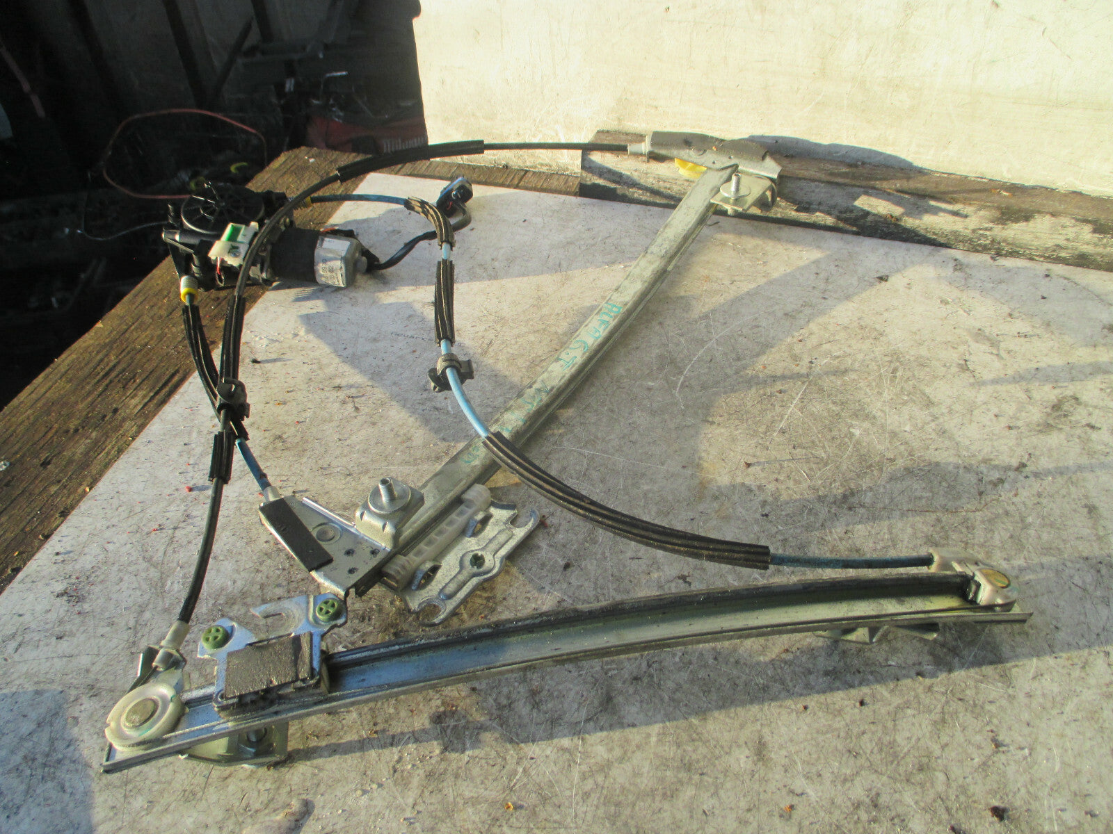 ALFA ROMEO GT 2005 3 DOOR NS PASSENGER WINDOW MOTOR REGULATOR