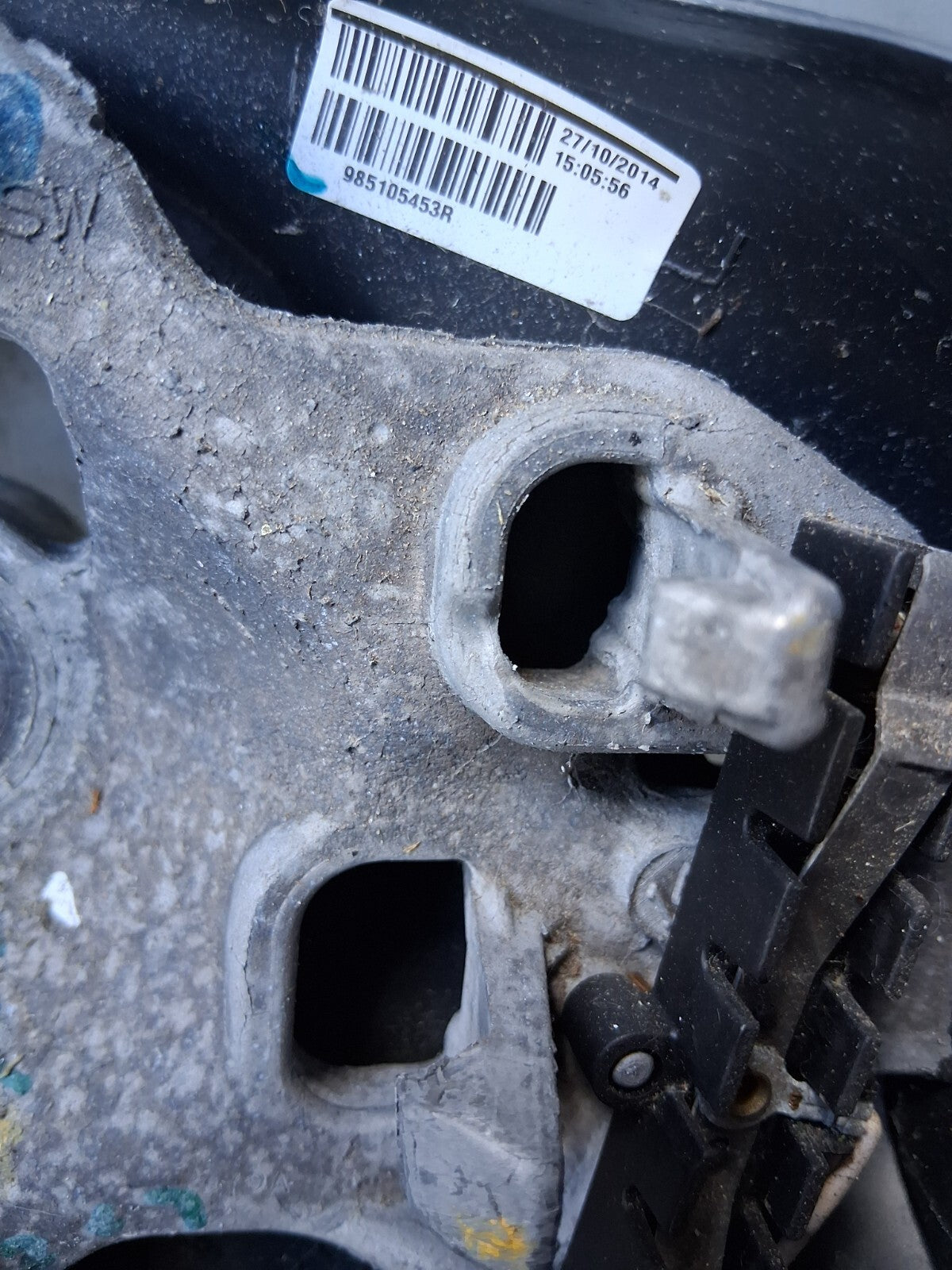 RENAULT CAPTUR 2014 MULTIFUNCTIONAL STEERING WHEEL 985105453R