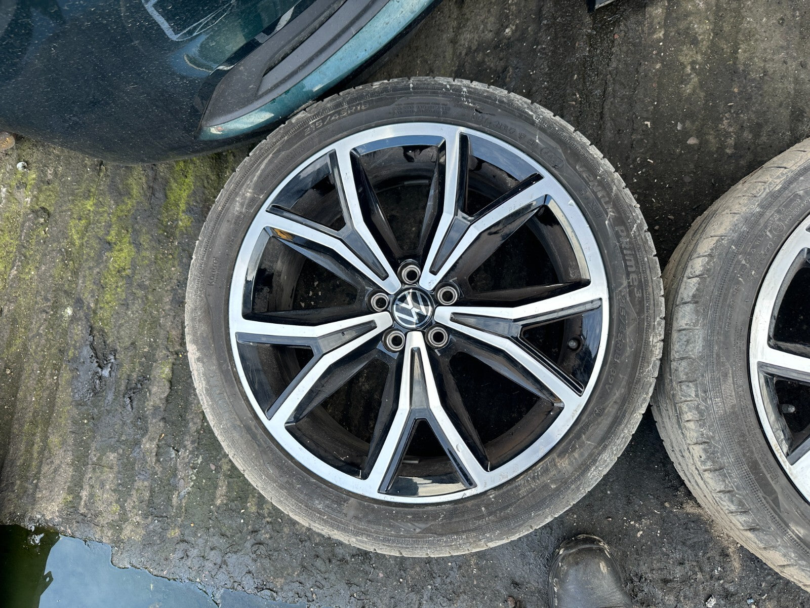 2023 VOLKSWAGEN T CROSS 18 INCH SET OF FOUR ALLOY WHEELS TYRE DIAMOND 215/45R18